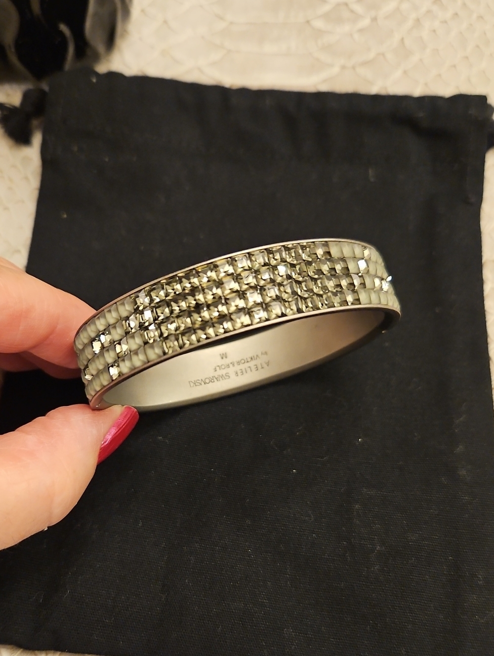Limited Edition Atelier Swarovski by Viktor & Rolf Frozen Crystals bangle